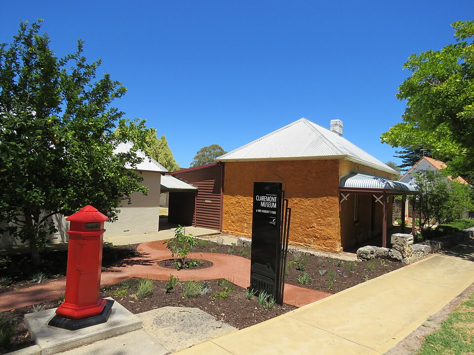 Claremont Museum in its historic former police station building.