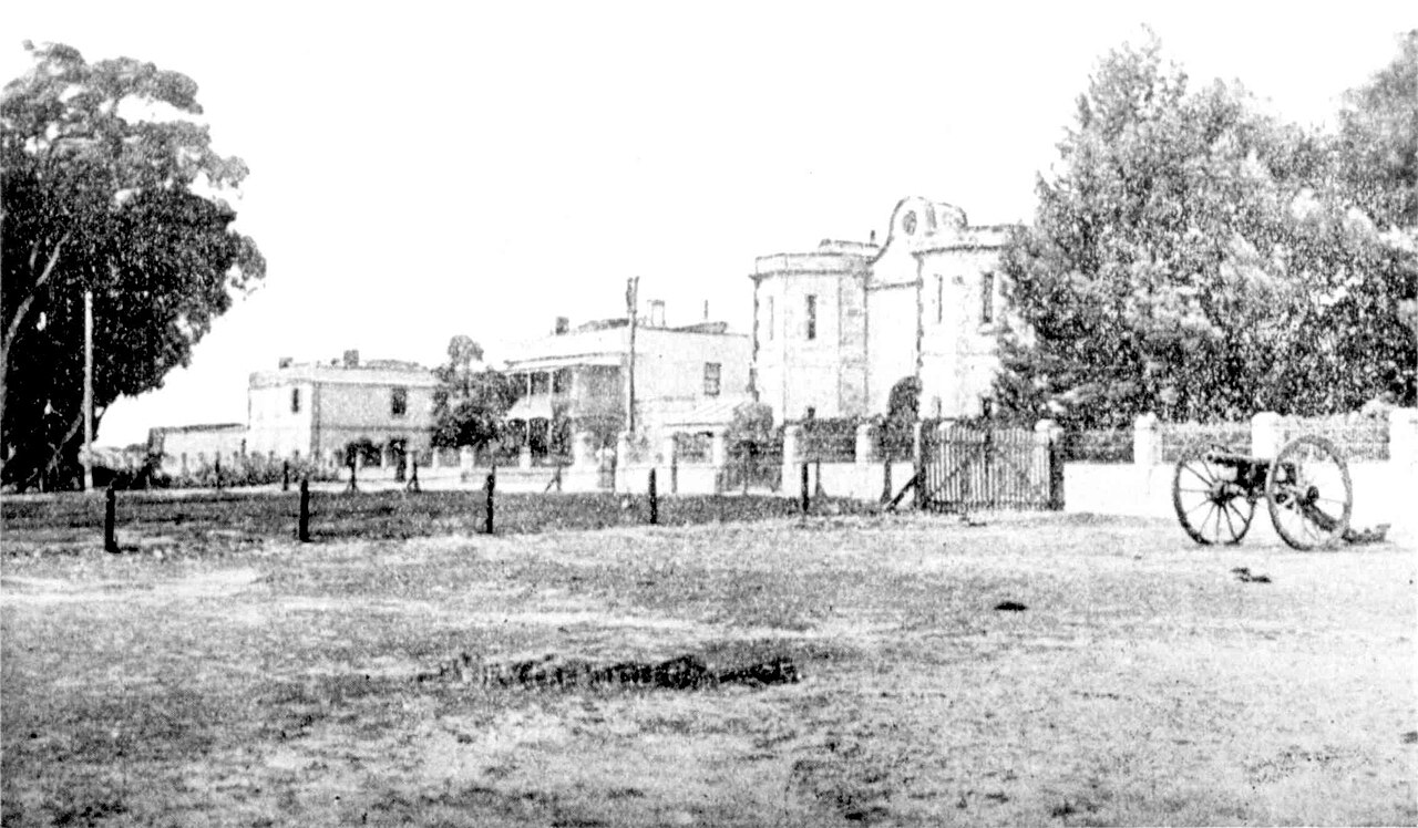 Fremantle Prison entrance photographed in 1899