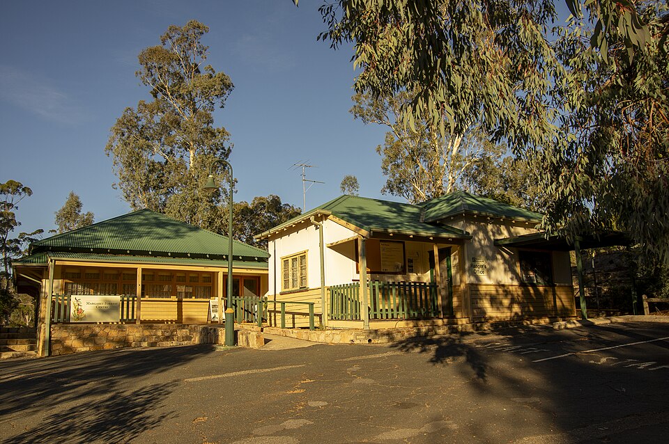 Old park building among trees in John Forrest National Park